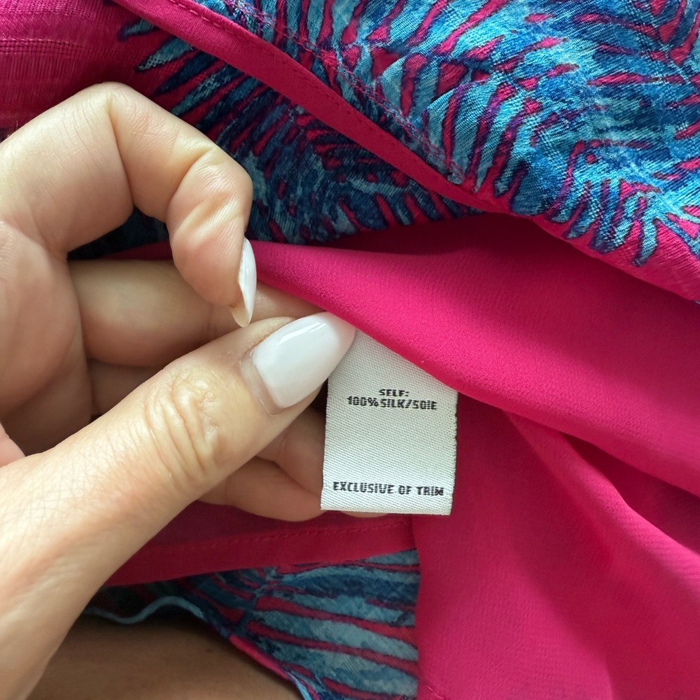 Tanya Taylor Floral Silk Ruffle Mini Skirt size 4 - Picture 5 of 5